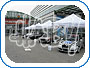 HABY expo šatori 3 x 3 m - VW Auto Show